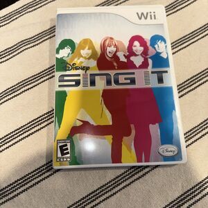 Disney Sing It - Nintendo Wii - Complete w/ Manual - Tested Working